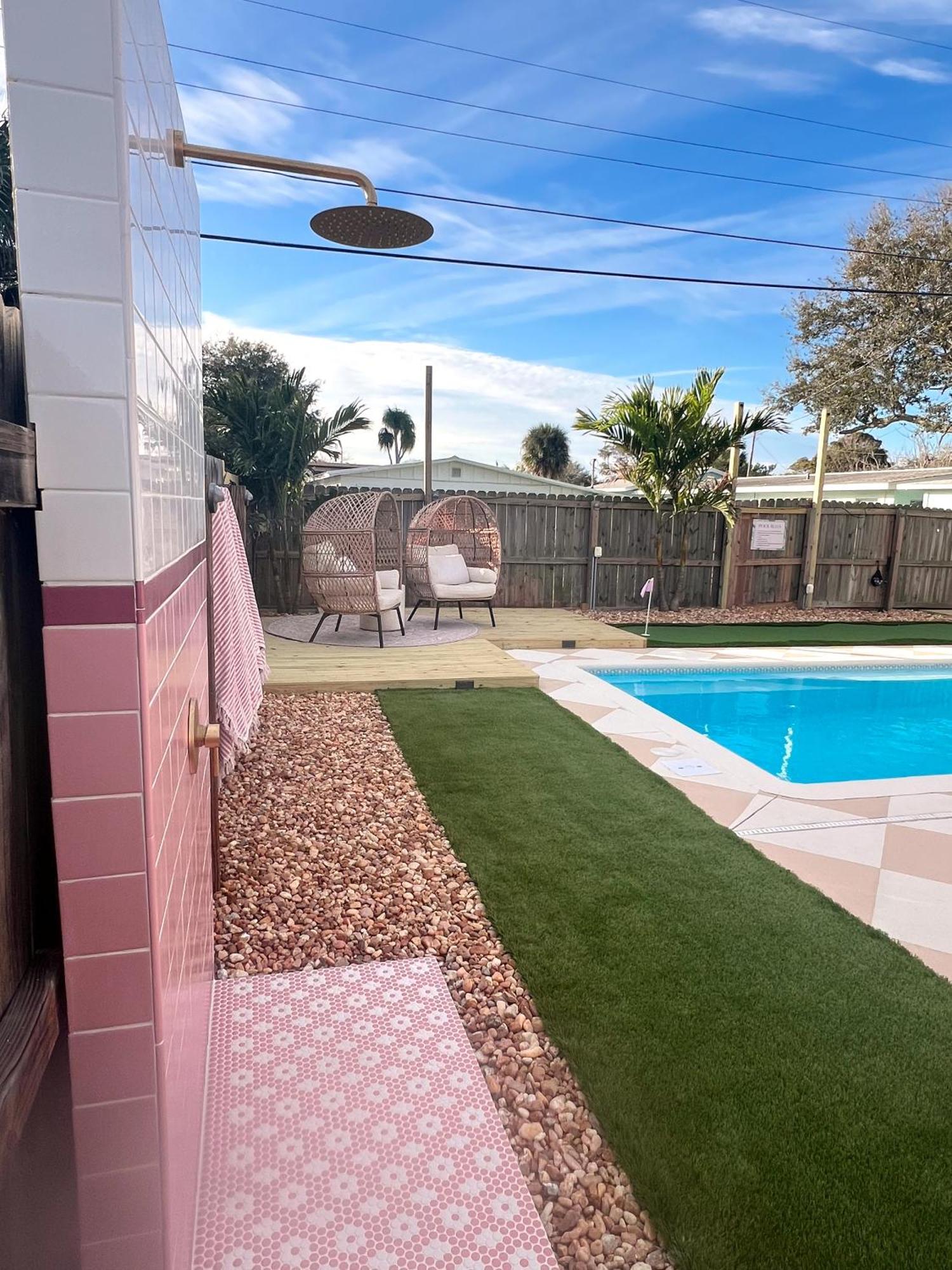Luxury Villa 3 Blocks From The Beach With Pool A Fire Pit And Outdoor Oasis Cape Canaveral Exterior foto